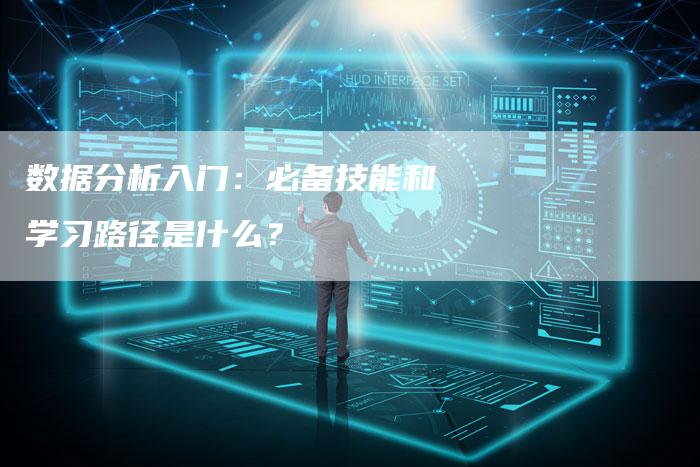 数据分析入门：必备技能和学习路径是什么？