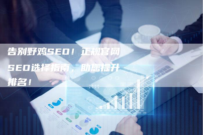 告别野鸡SEO！正规官网SEO选择指南，助您提升排名！