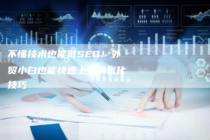 不懂技术也能做SEO！外贸小白也能快速上手的优化技巧