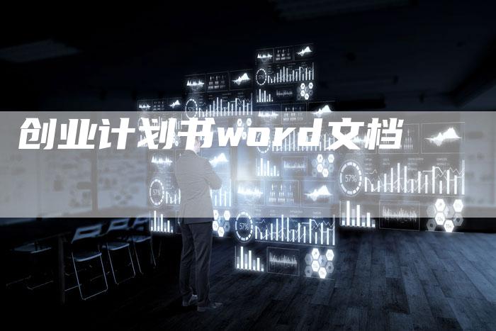 创业计划书word文档